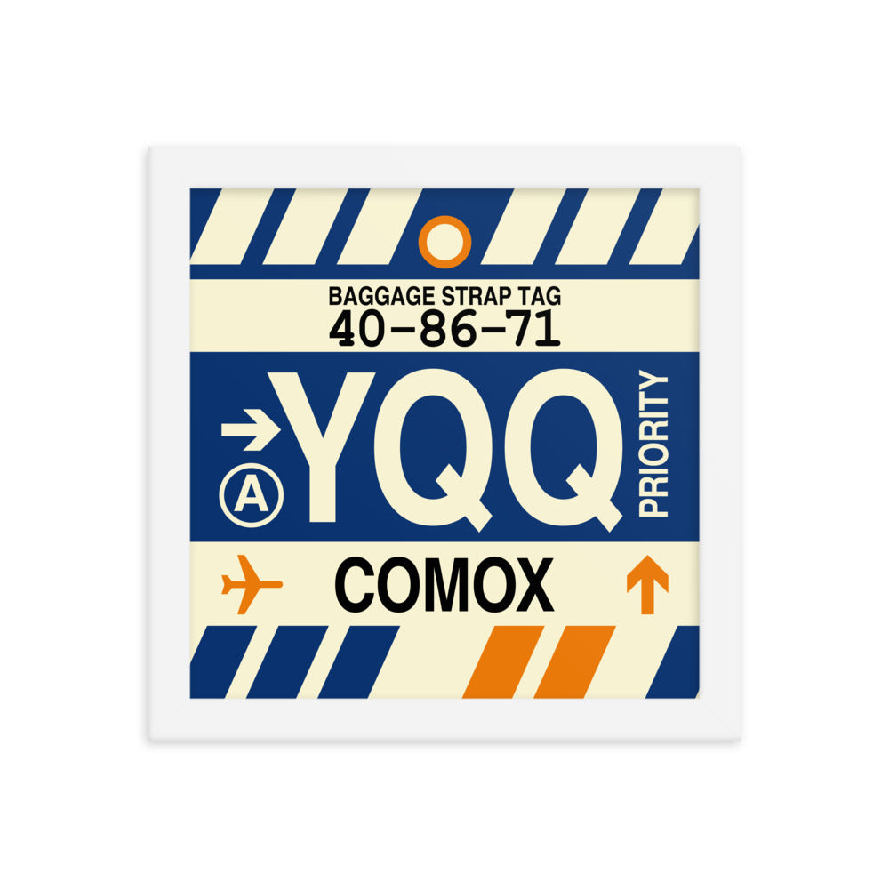 Travel-Themed Framed Print • YQQ Comox • YHM Designs - Image 11