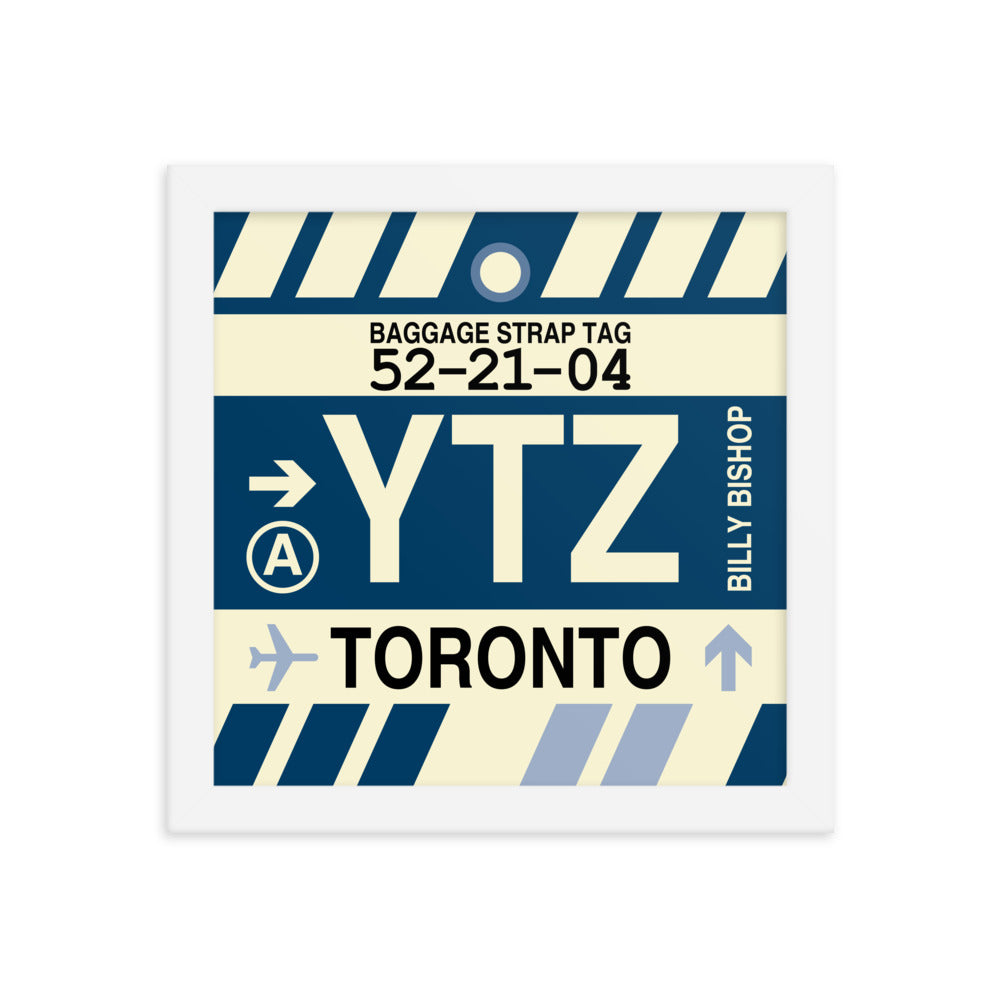 Travel-Themed Framed Print • YTZ Toronto • YHM Designs - Image 11