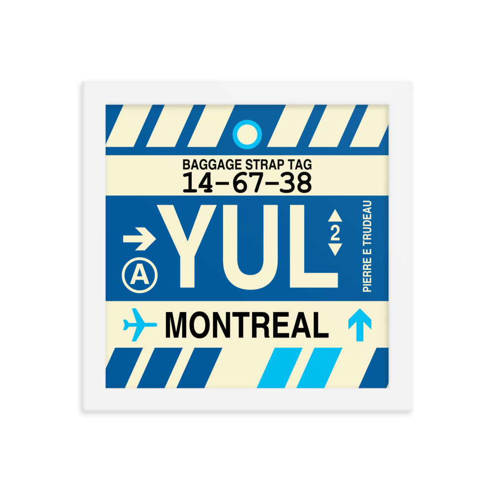 Travel-Themed Framed Print • YUL Montreal • YHM Designs - Image 11