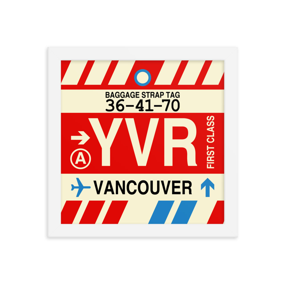 Travel-Themed Framed Print • YVR Vancouver Souvenir • YHM Designs - Image 11