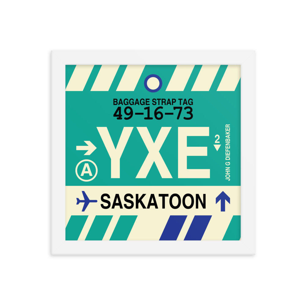 Travel-Themed Framed Print • YXE Saskatoon • YHM Designs - Image 11