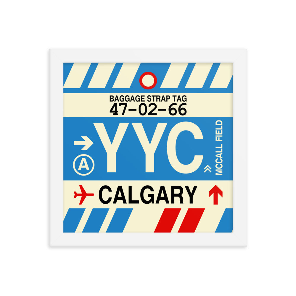 Travel-Themed Framed Print • YYC Calgary • YHM Designs - Image 11