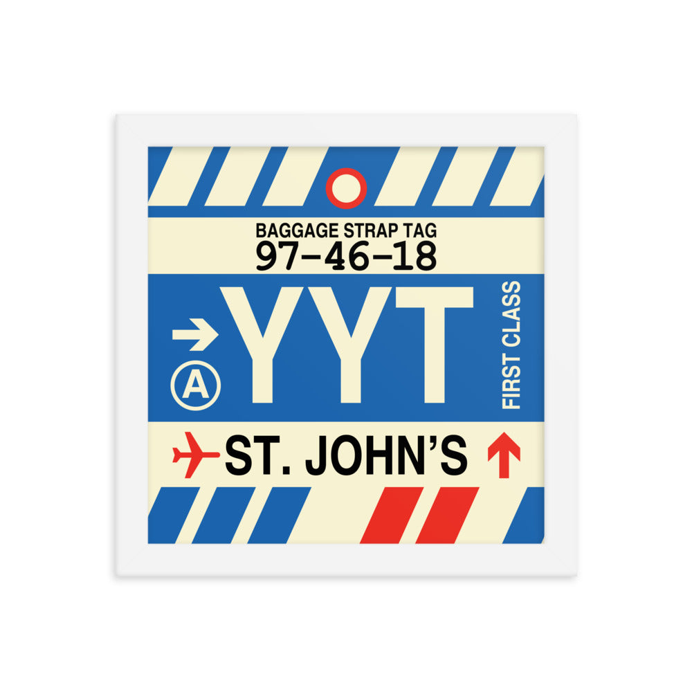 Travel-Themed Framed Print • YYT St. John's • YHM Designs - Image 11