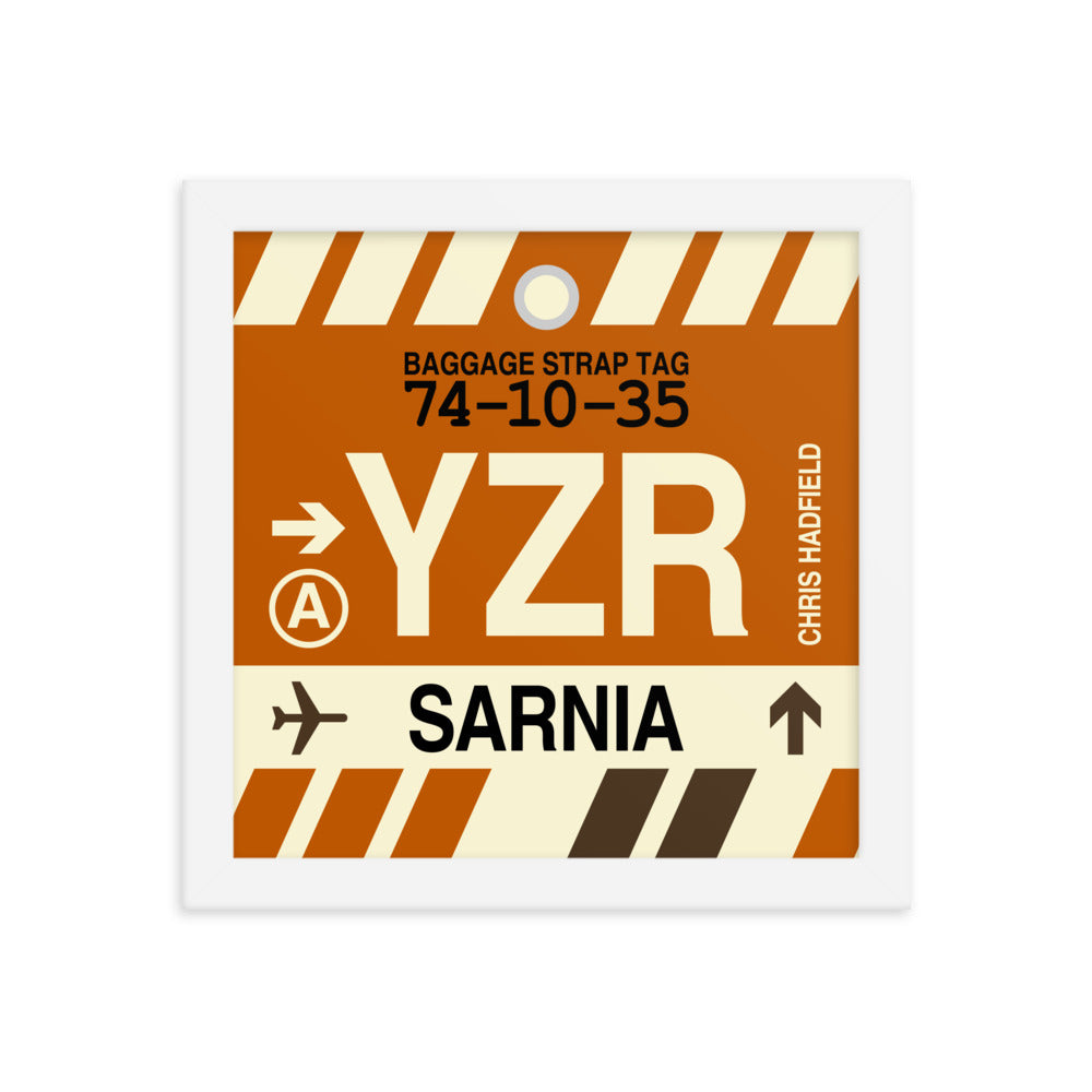 Travel-Themed Framed Print • YZR Sarnia Souvenir • YHM Designs - Image 11