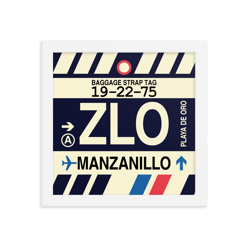 Travel-Themed Framed Print • ZLO Manzanillo • YHM Designs - Image 11