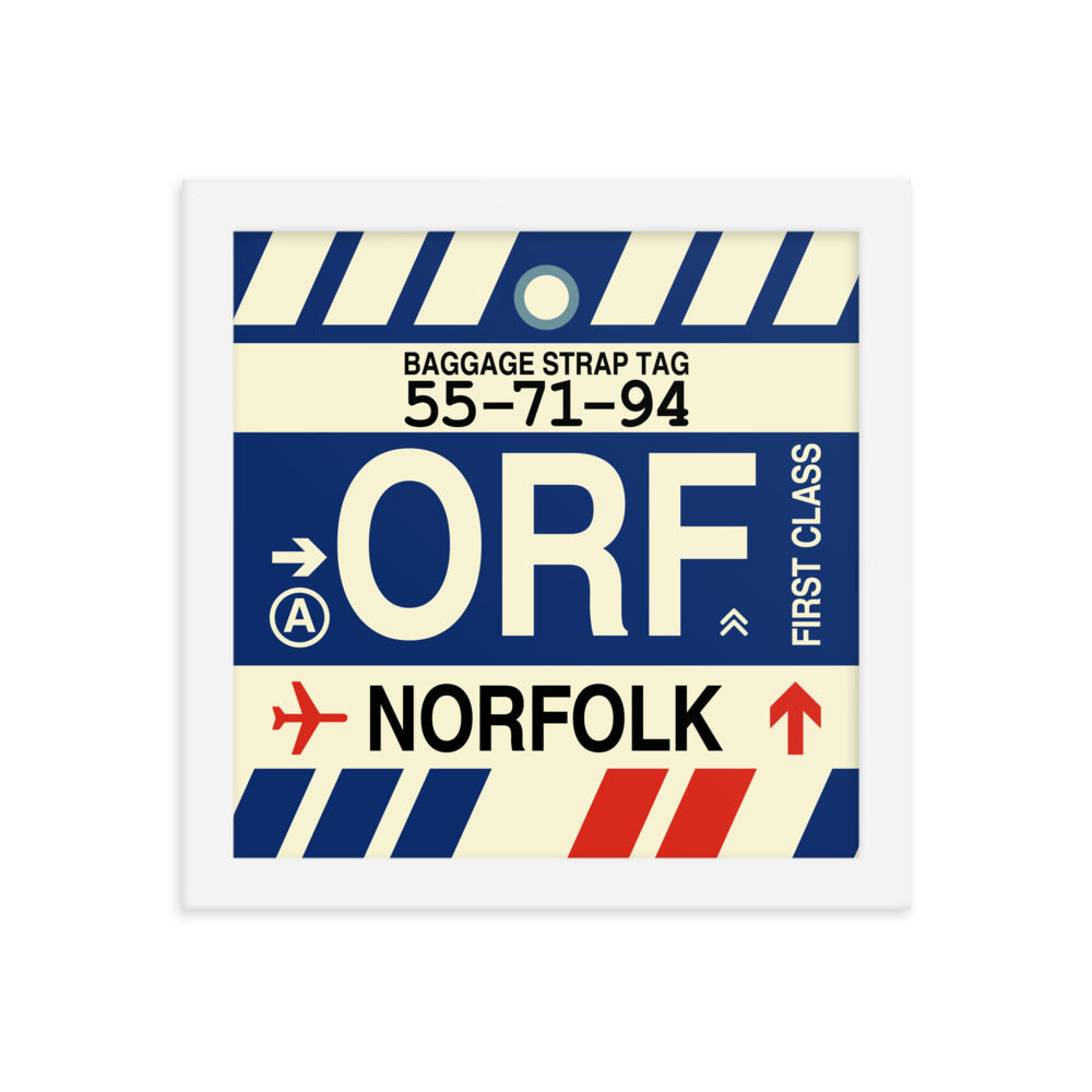 Travel-Themed Framed Print • ORF Norfolk • YHM Designs - Image 11