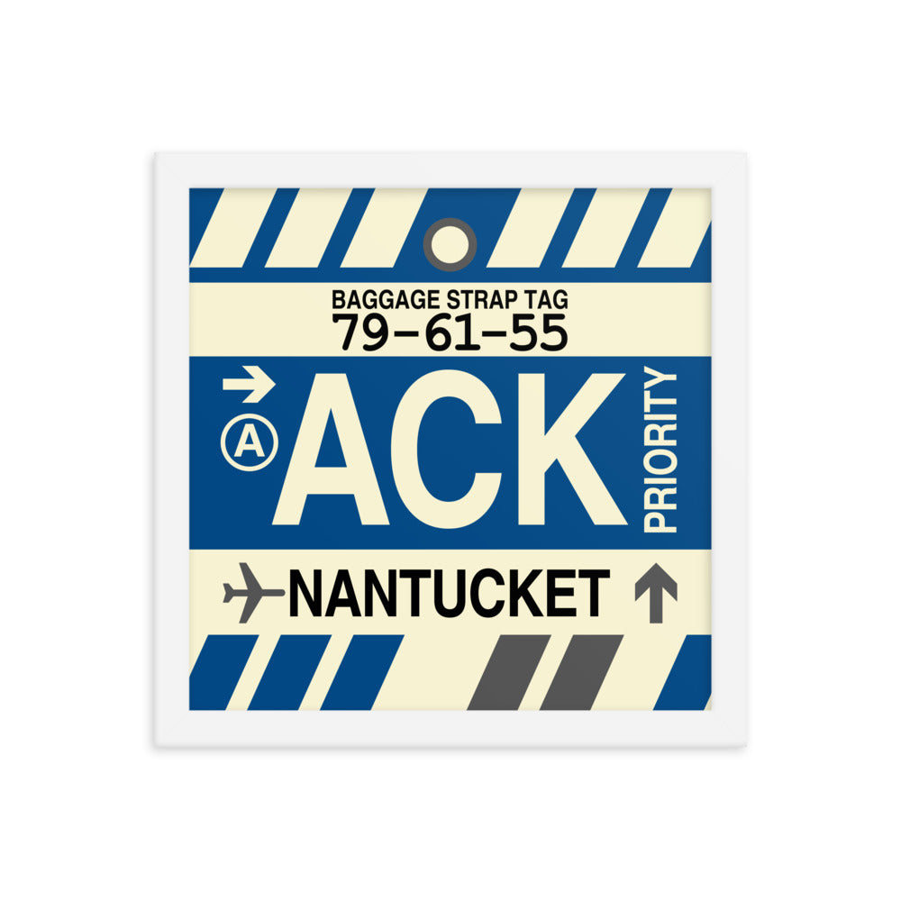 Travel-Themed Framed Print • ACK Nantucket • YHM Designs - Image 12