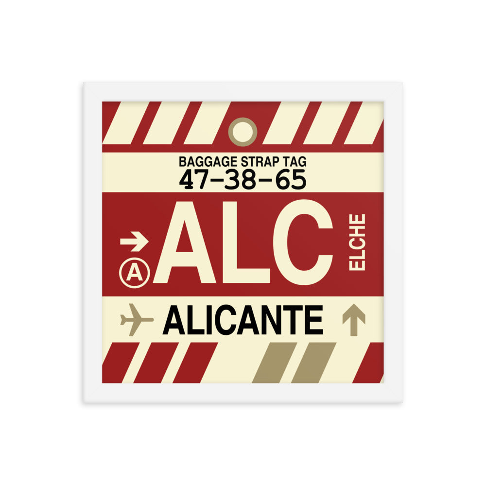 Travel-Themed Framed Print • ALC Alicante • YHM Designs - Image 12
