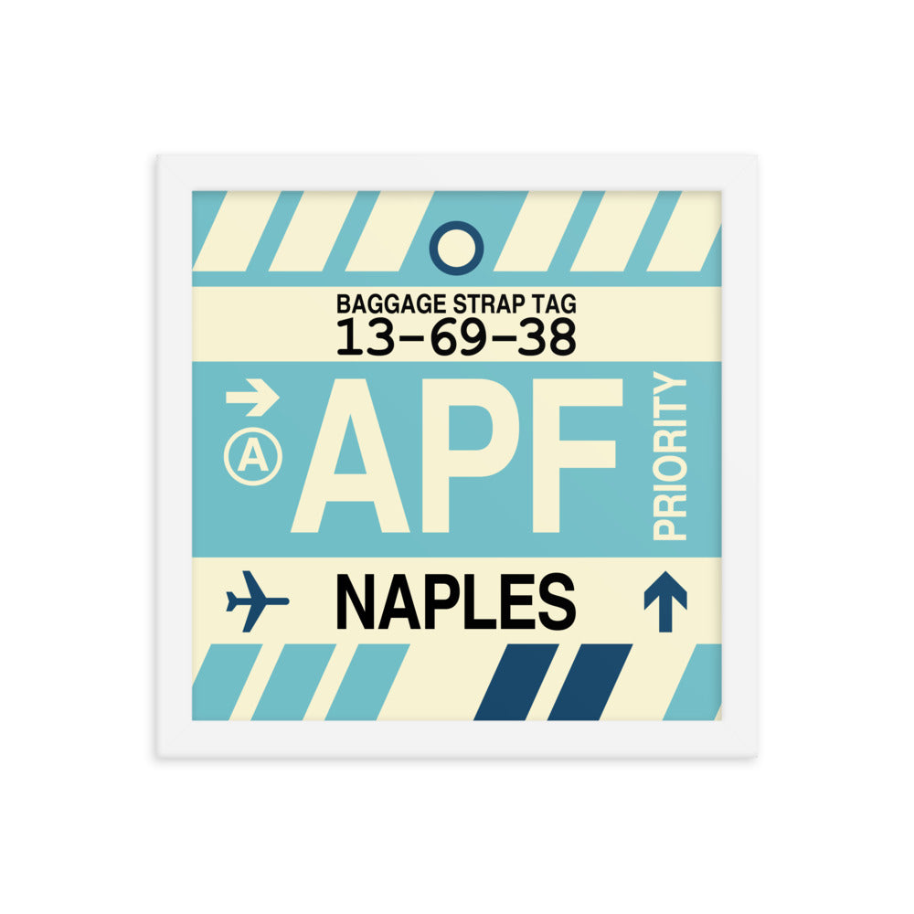 Travel-Themed Framed Print • APF Naples Souvenir • YHM Designs - Image 12