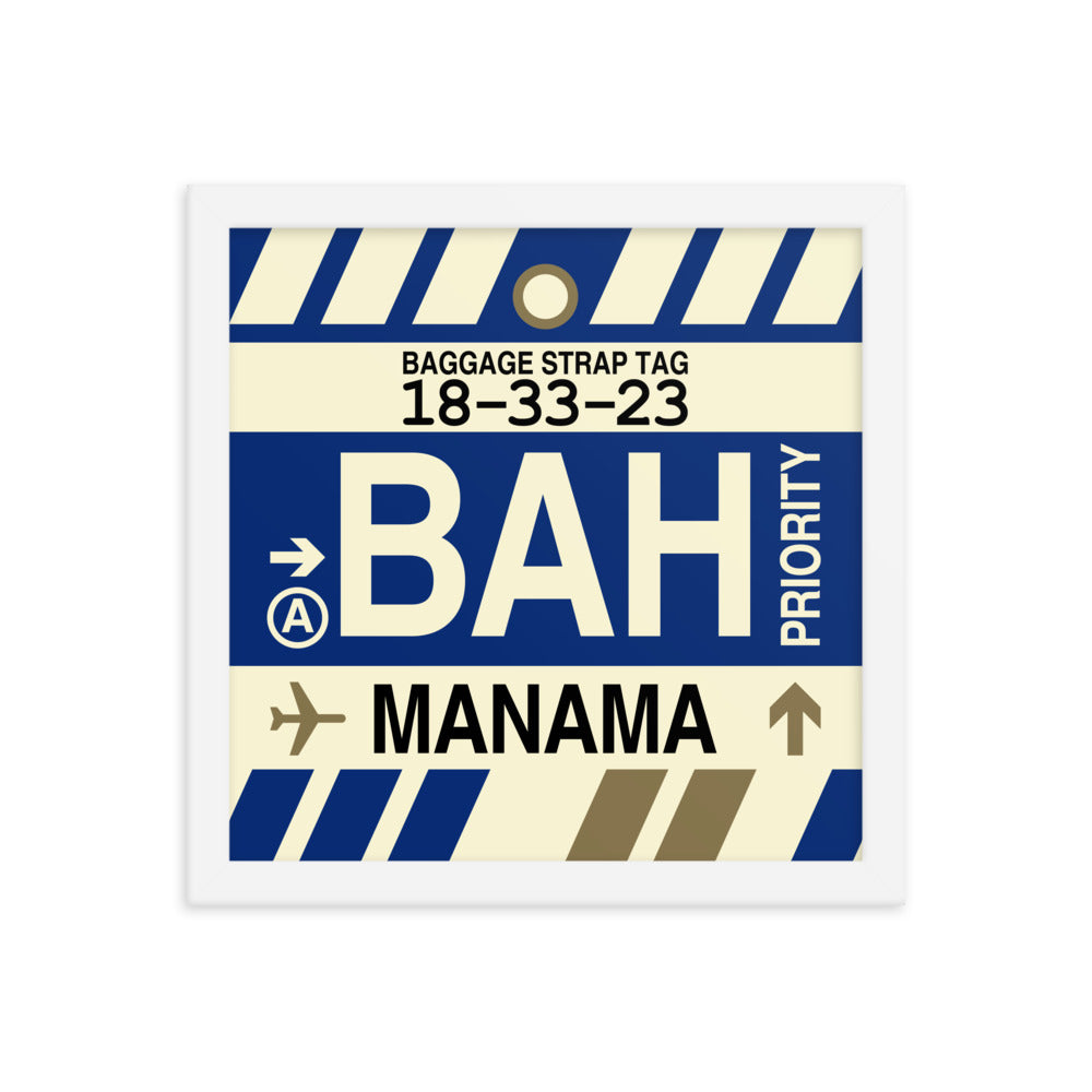 Travel-Themed Framed Print • BAH Manama • YHM Designs - Image 12