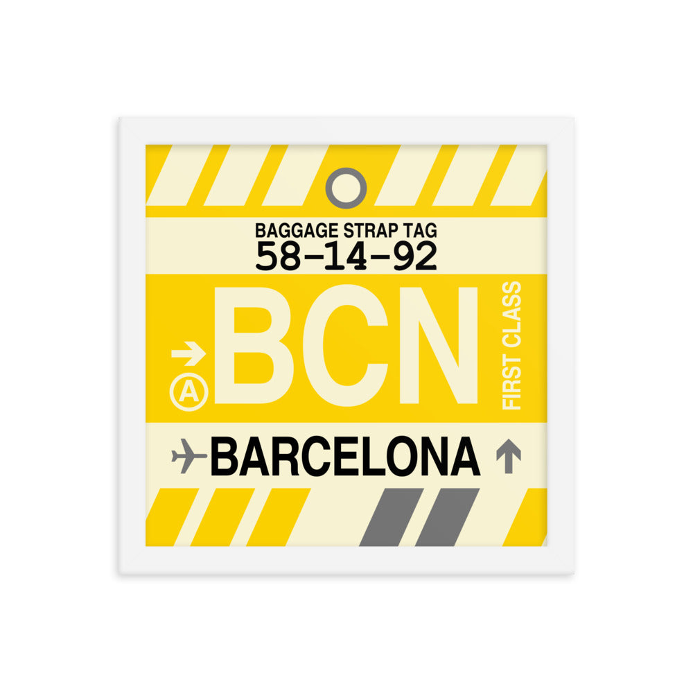 Travel-Themed Framed Print • BCN Barcelona • YHM Designs - Image 12