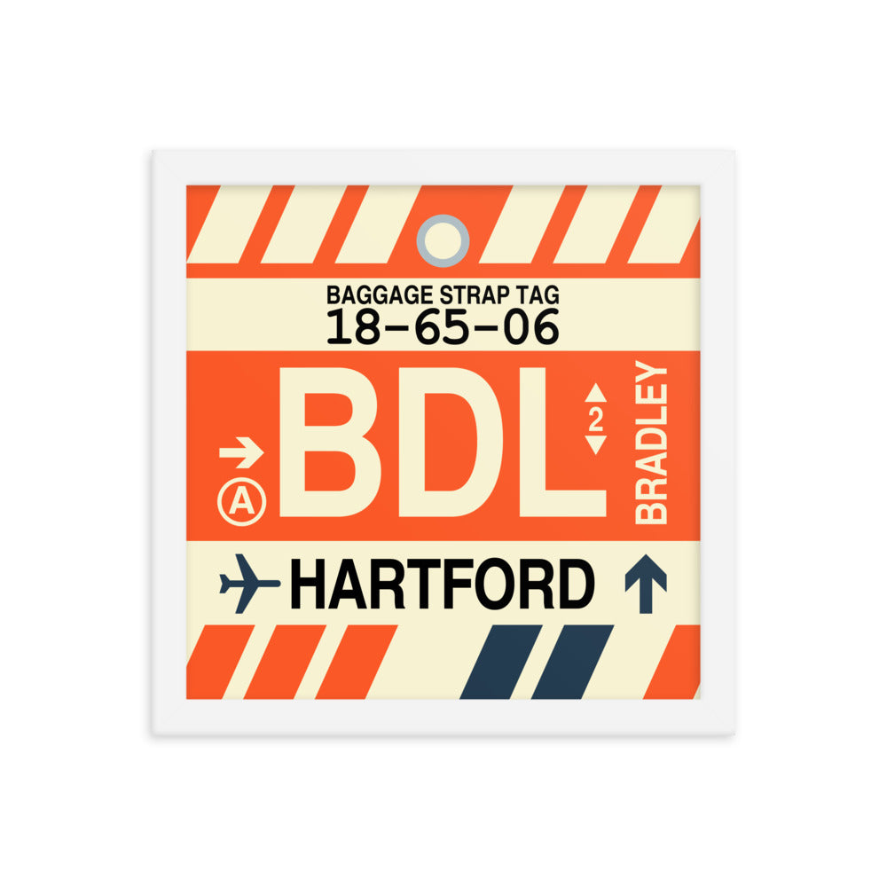 Travel-Themed Framed Print • BDL Hartford • YHM Designs - Image 12