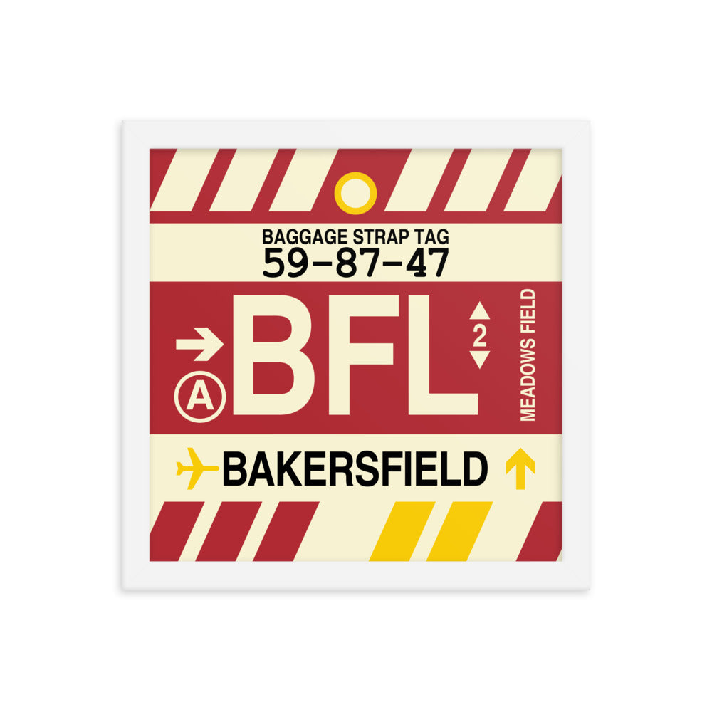 Travel-Themed Framed Print • BFL Bakersfield • YHM Designs - Image 12