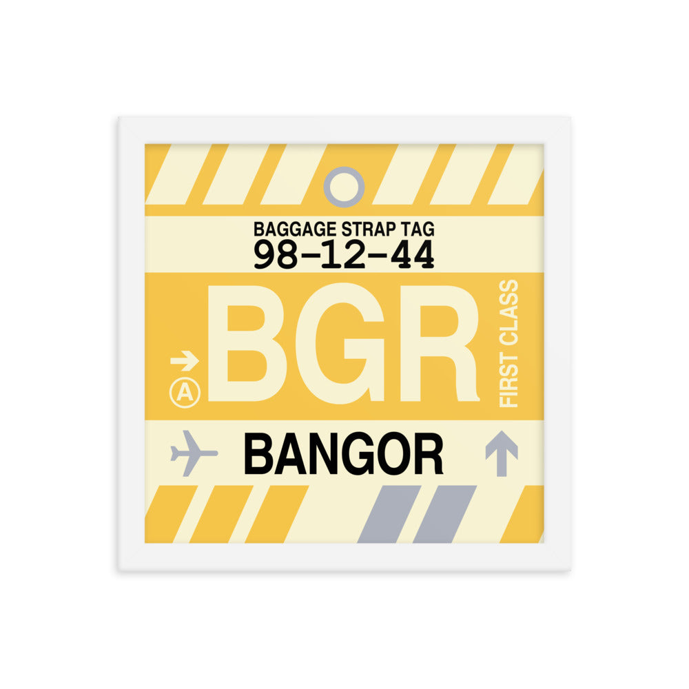 Travel-Themed Framed Print • BGR Bangor • YHM Designs - Image 12