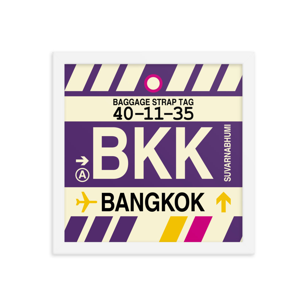 Travel-Themed Framed Print • BKK Bangkok • YHM Designs - Image 12