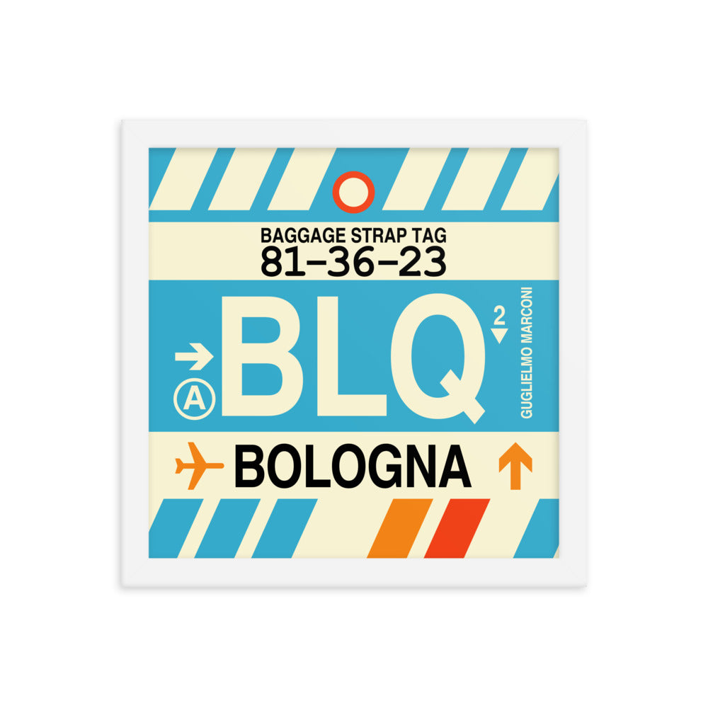 Travel-Themed Framed Print • BLQ Bologna Souvenir • YHM Designs - Image 12