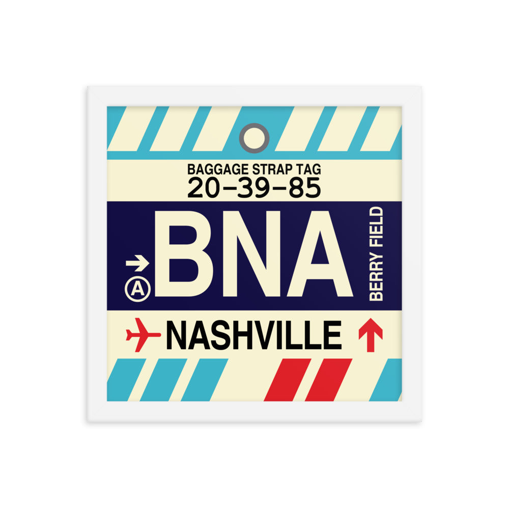 Travel-Themed Framed Print • BNA Nashville • YHM Designs - Image 12