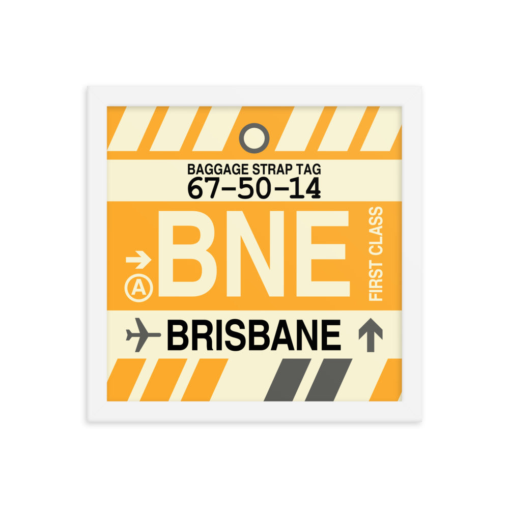 Travel-Themed Framed Print • BNE Brisbane • YHM Designs - Image 12