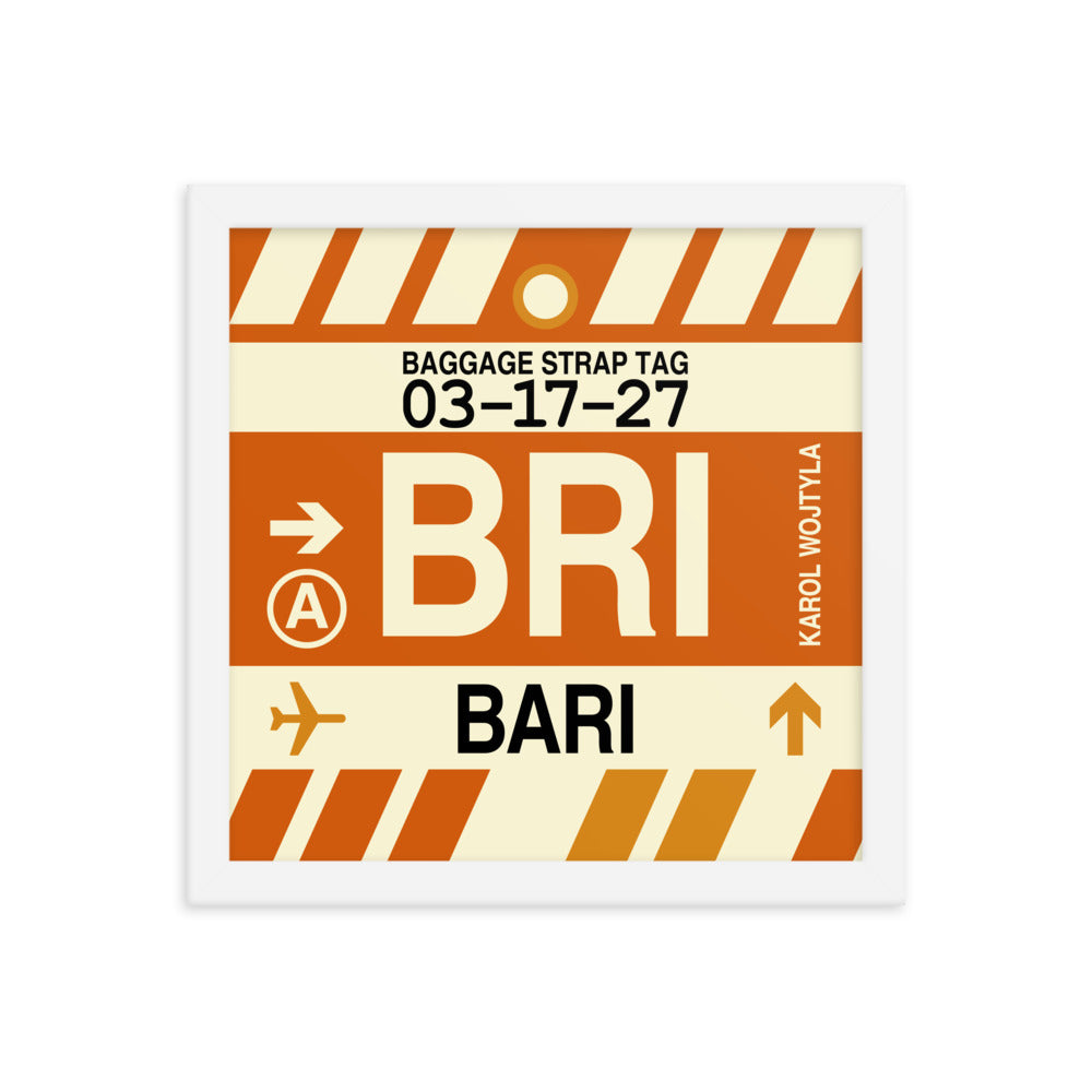 Travel-Themed Framed Print • BRI Bari Souvenir • YHM Designs - Image 12