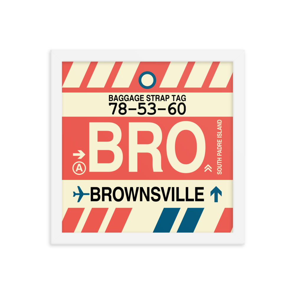 Travel-Themed Framed Print • BRO Brownsville • YHM Designs - Image 12