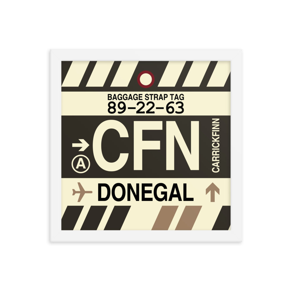 Travel-Themed Framed Print • CFN Donegal • YHM Designs - Image 12