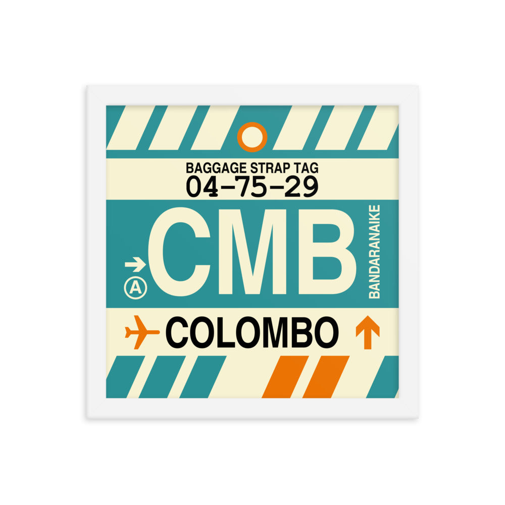 Travel-Themed Framed Print • CMB Colombo Souvenir • YHM Designs - Image 12
