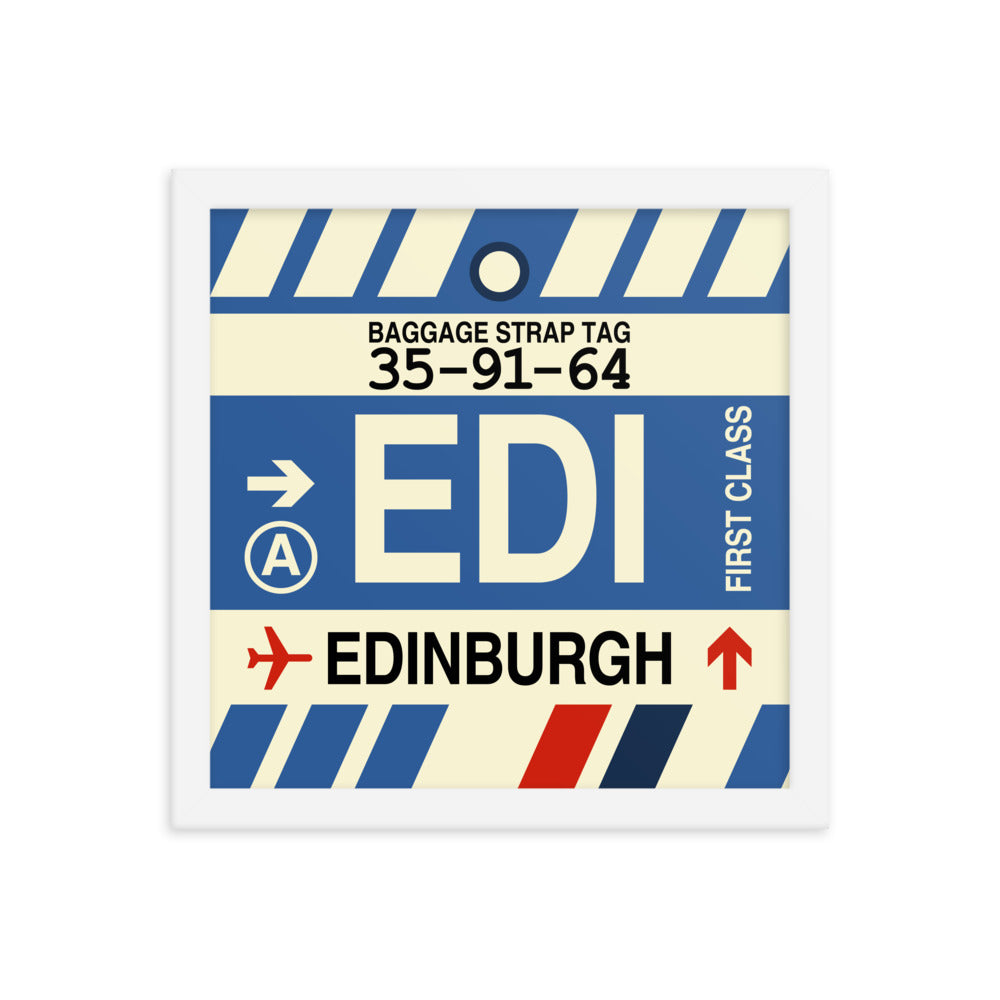 Travel-Themed Framed Print • EDI Edinburgh • YHM Designs - Image 12