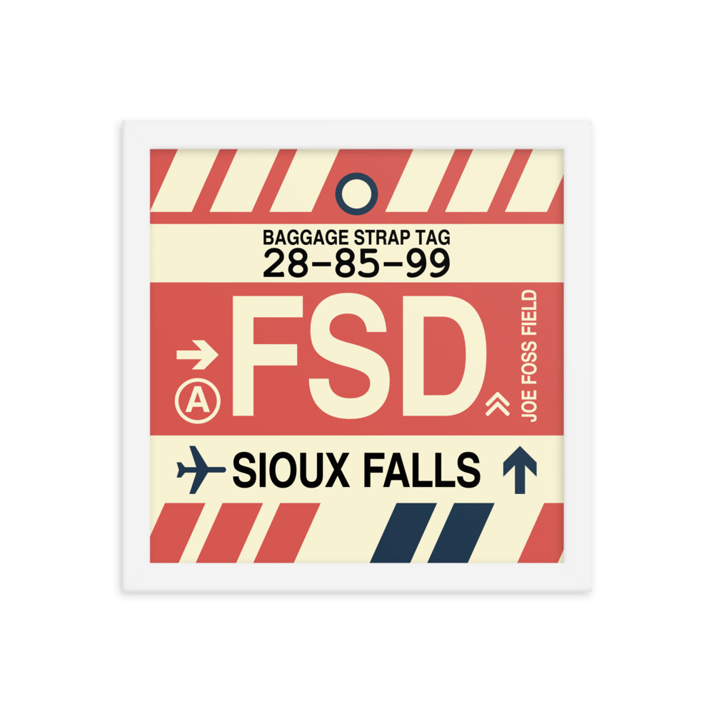 Travel-Themed Framed Print • FSD Sioux Falls • YHM Designs - Image 12