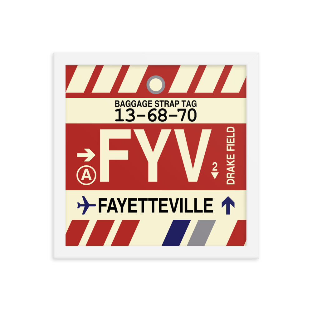 Travel-Themed Framed Print • FYV Fayetteville • YHM Designs - Image 12