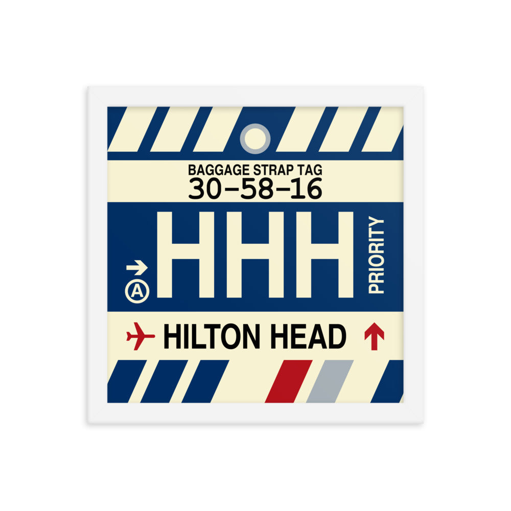 Travel-Themed Framed Print • HHH Hilton Head Island • YHM Designs - Image 12