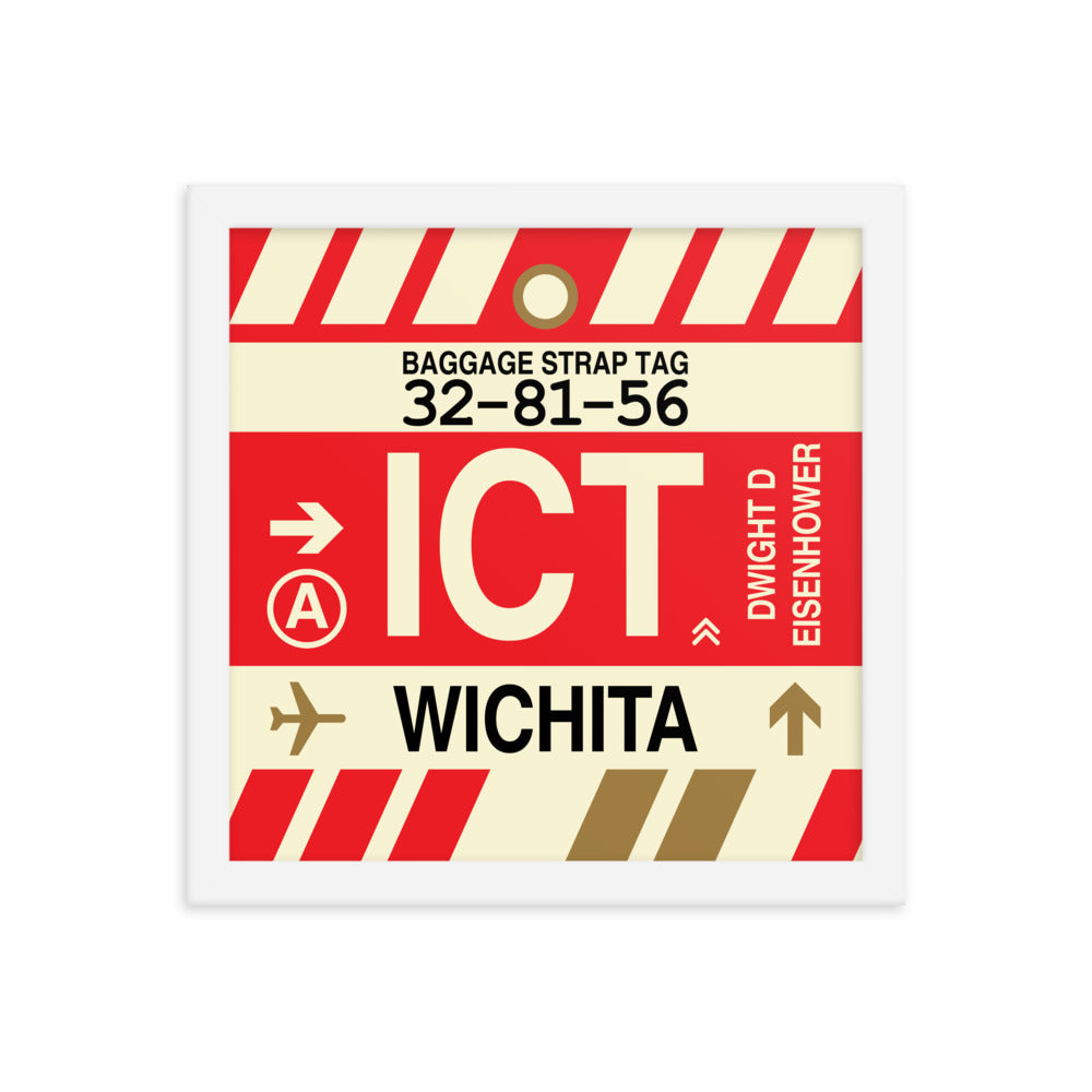 Travel-Themed Framed Print • ICT Wichita • YHM Designs - Image 12