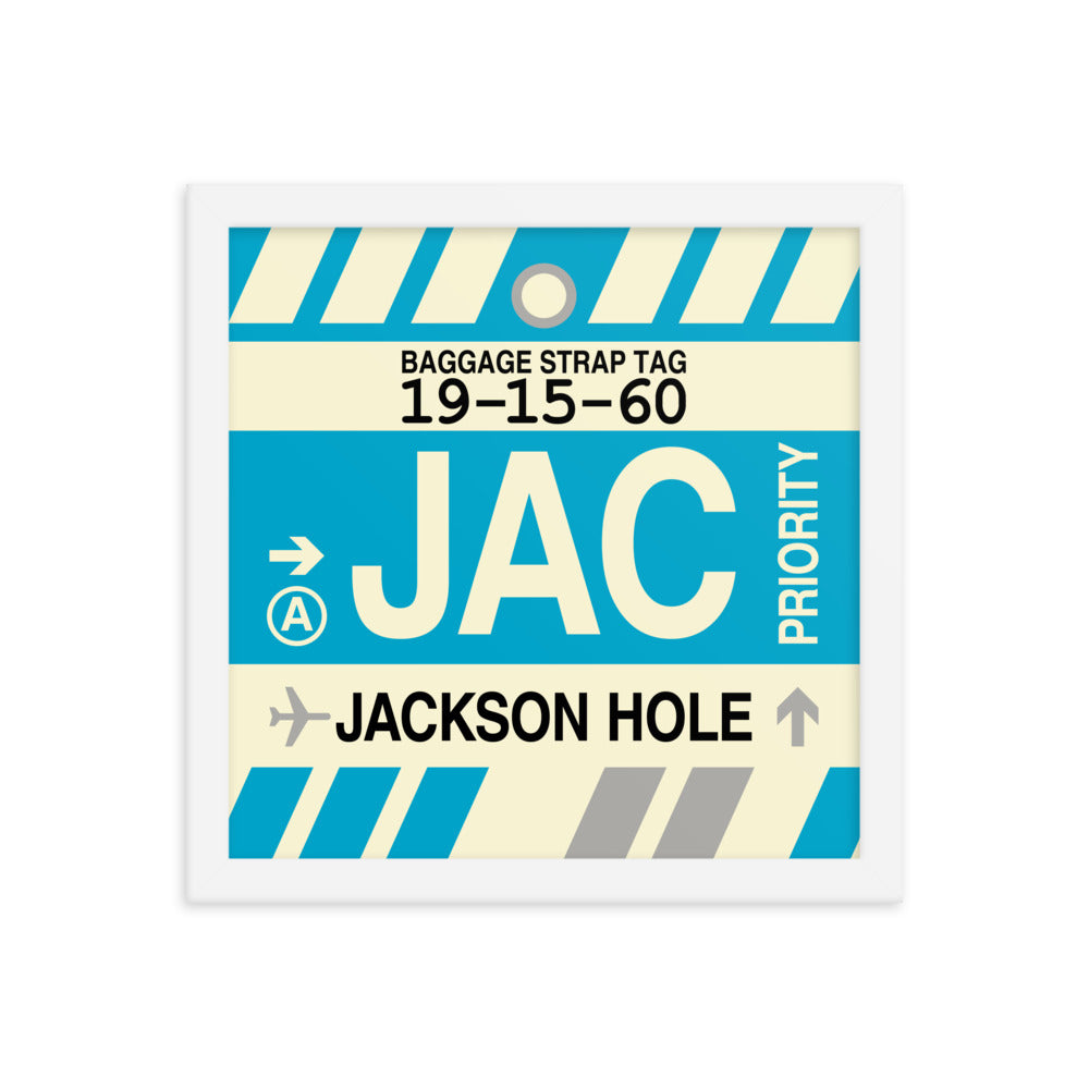 Travel-Themed Framed Print • JAC Jackson Hole • YHM Designs - Image 12