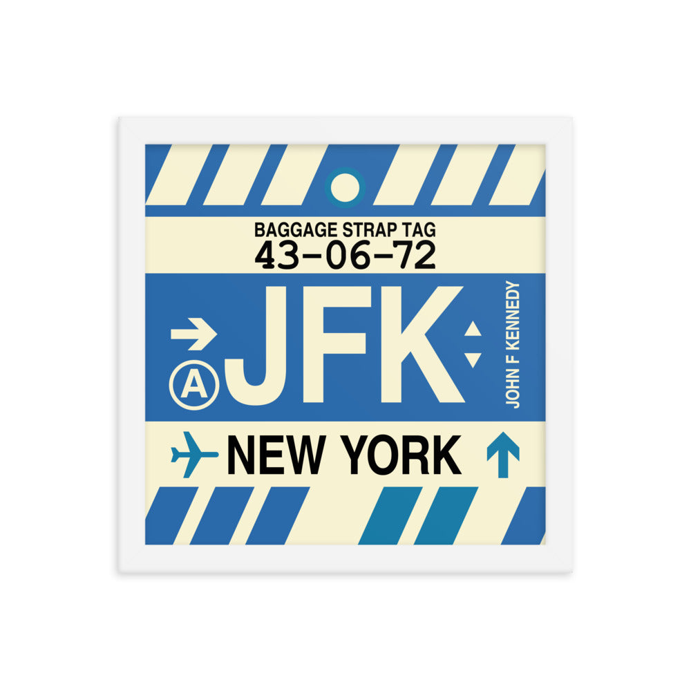 Travel-Themed Framed Print • JFK New York City • YHM Designs - Image 12