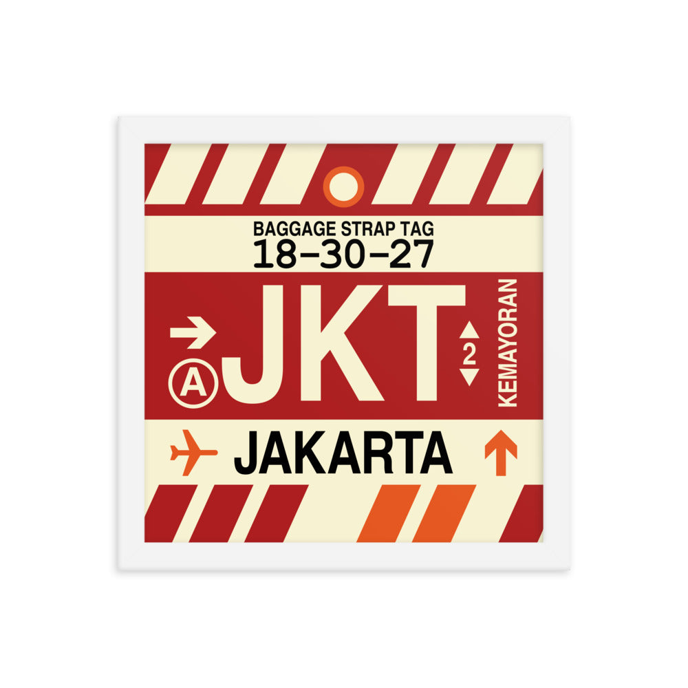 Travel-Themed Framed Print • JKT Jakarta Souvenir • YHM Designs - Image 12
