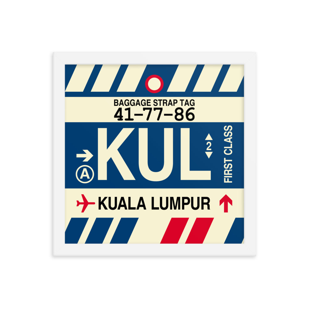 Travel-Themed Framed Print • KUL Kuala Lumpur Souvenir • YHM Designs - Image 12