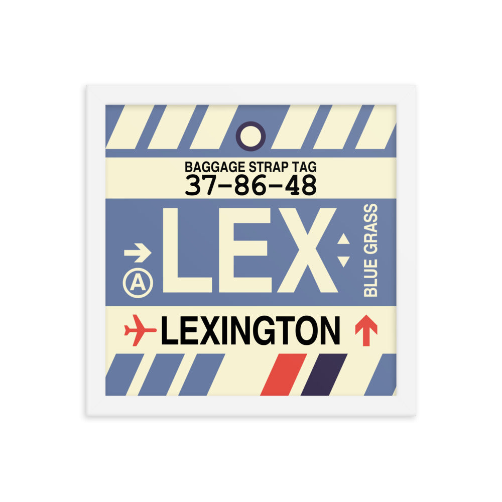 Travel-Themed Framed Print • LEX Lexington • YHM Designs - Image 12