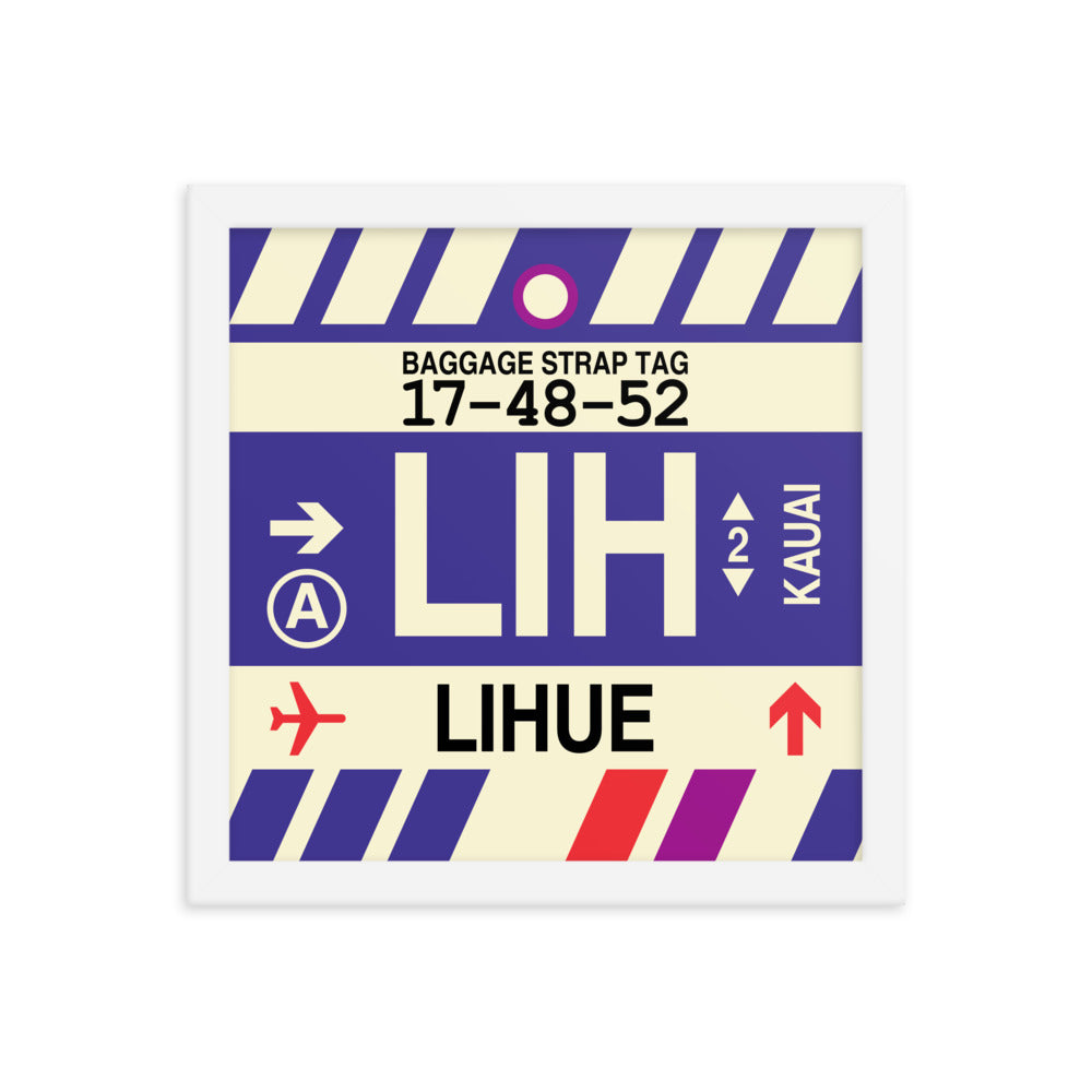 Travel-Themed Framed Print • LIH Lihue • YHM Designs - Image 12