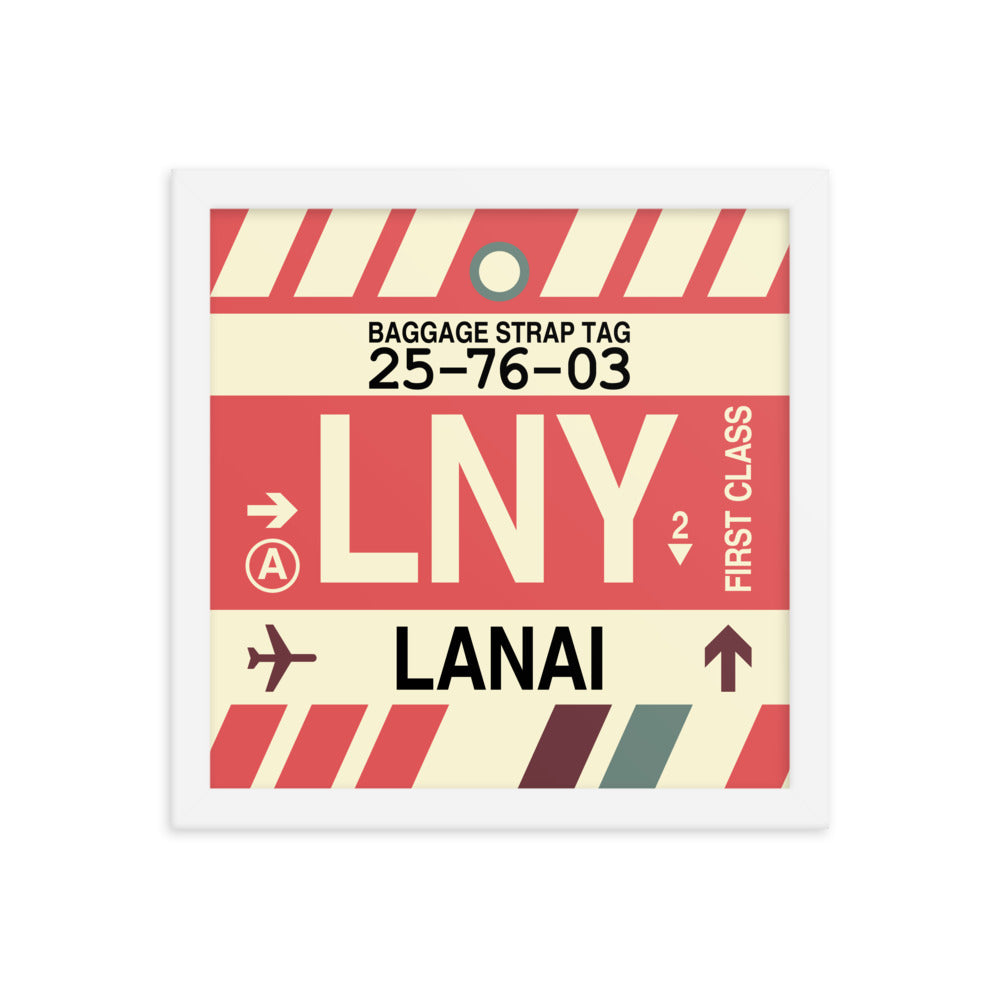 Travel-Themed Framed Print • LNY Lanai • YHM Designs - Image 12
