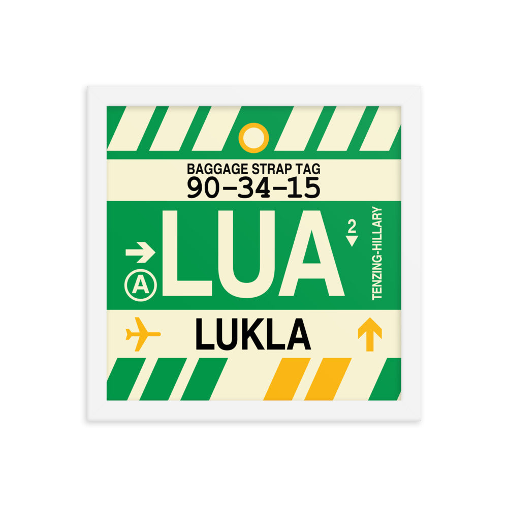 Travel-Themed Framed Print • LUA Lukla Souvenir • YHM Designs - Image 12