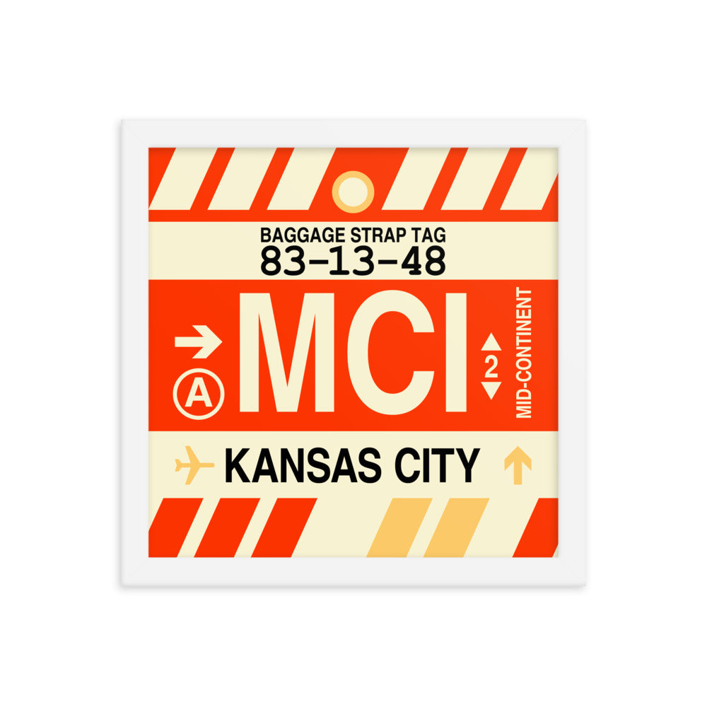 Travel-Themed Framed Print • MCI Kansas City Souvenir • YHM Designs - Image 12
