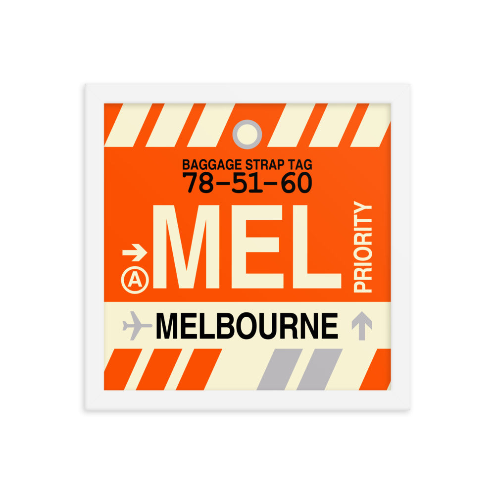 Travel-Themed Framed Print • MEL Melbourne • YHM Designs - Image 12