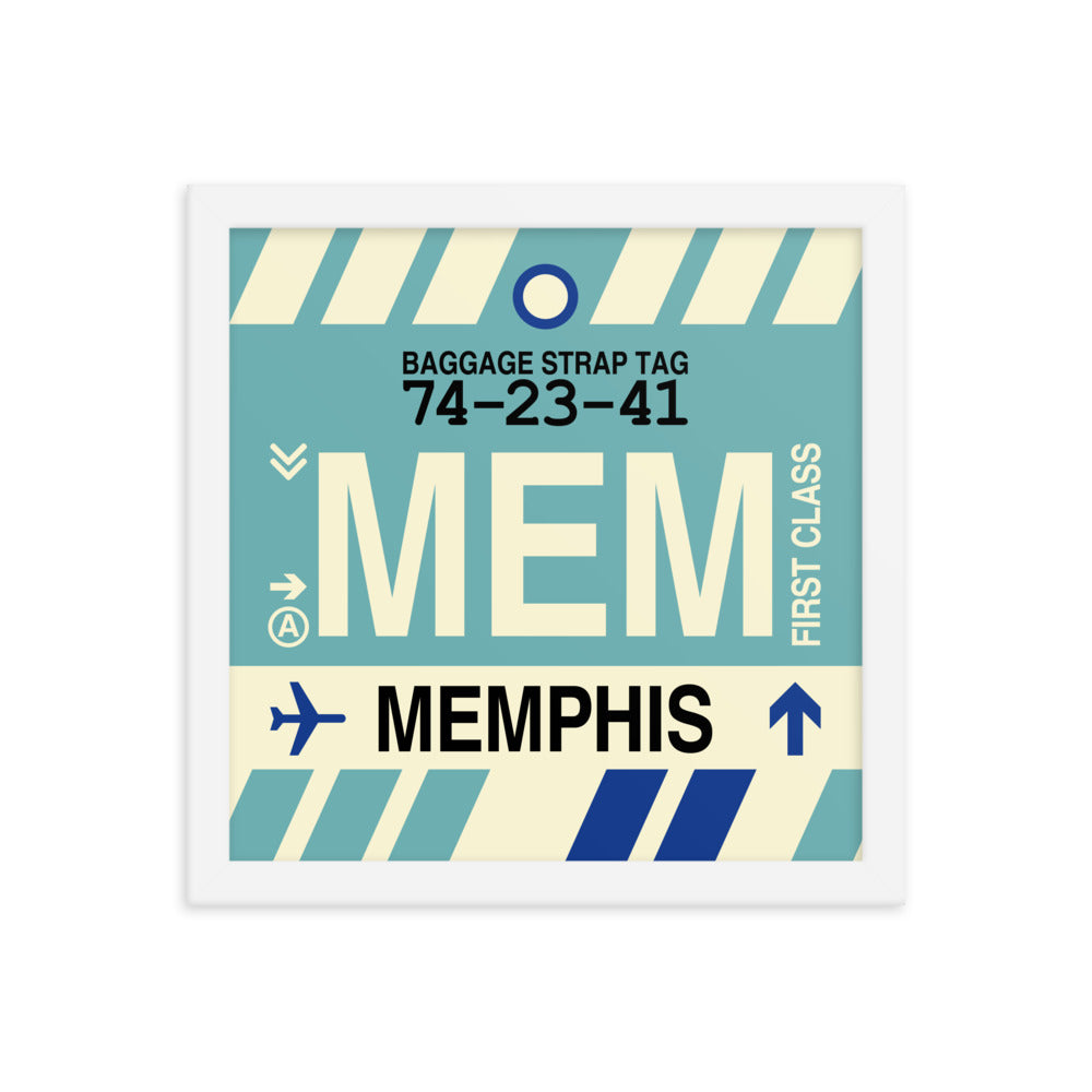 Travel-Themed Framed Print • MEM Memphis • YHM Designs - Image 12