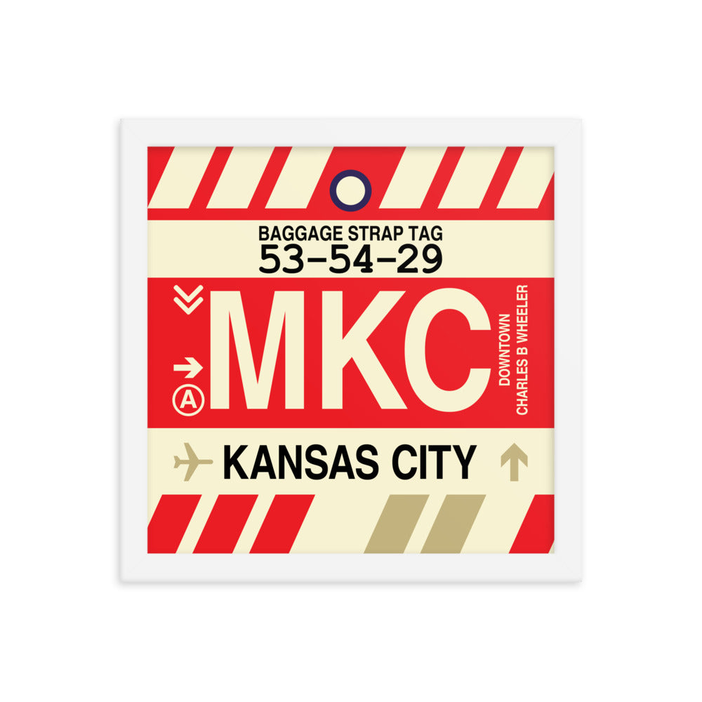 Travel-Themed Framed Print • MKC Kansas City • YHM Designs - Image 12
