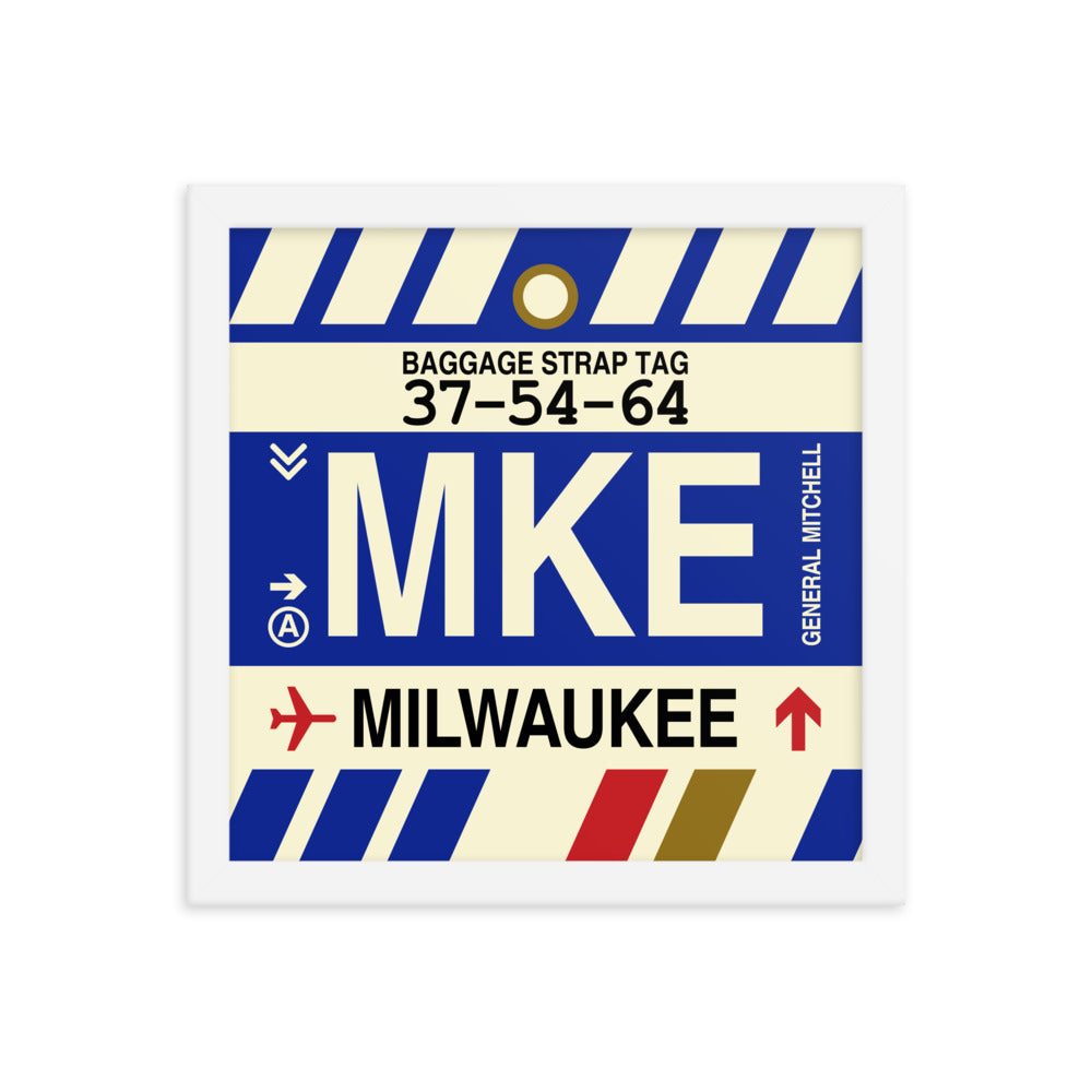 Travel-Themed Framed Print • MKE Milwaukee • YHM Designs - Image 12