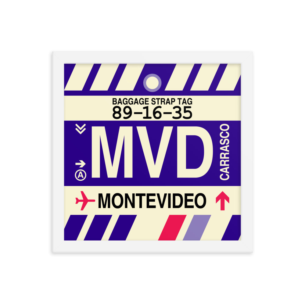 Travel-Themed Framed Print • MVD Montevideo • YHM Designs - Image 12