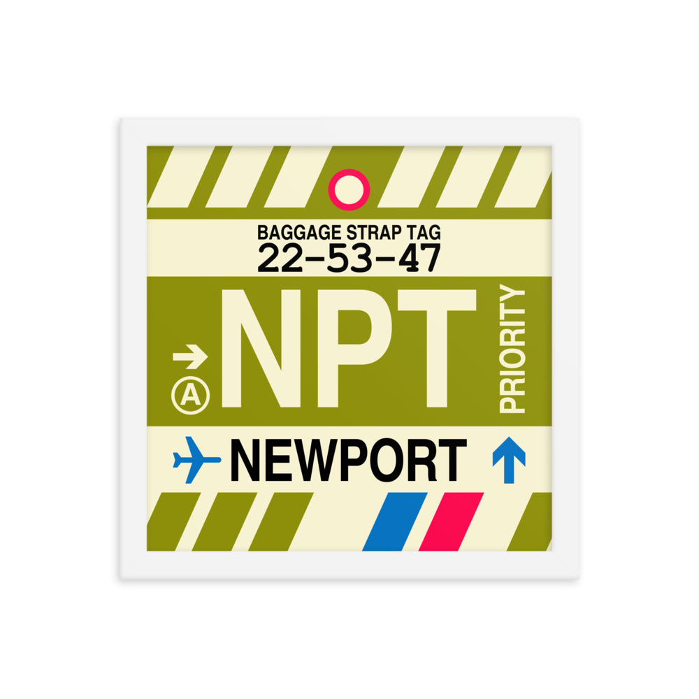 Travel-Themed Framed Print • NPT Newport • YHM Designs - Image 12