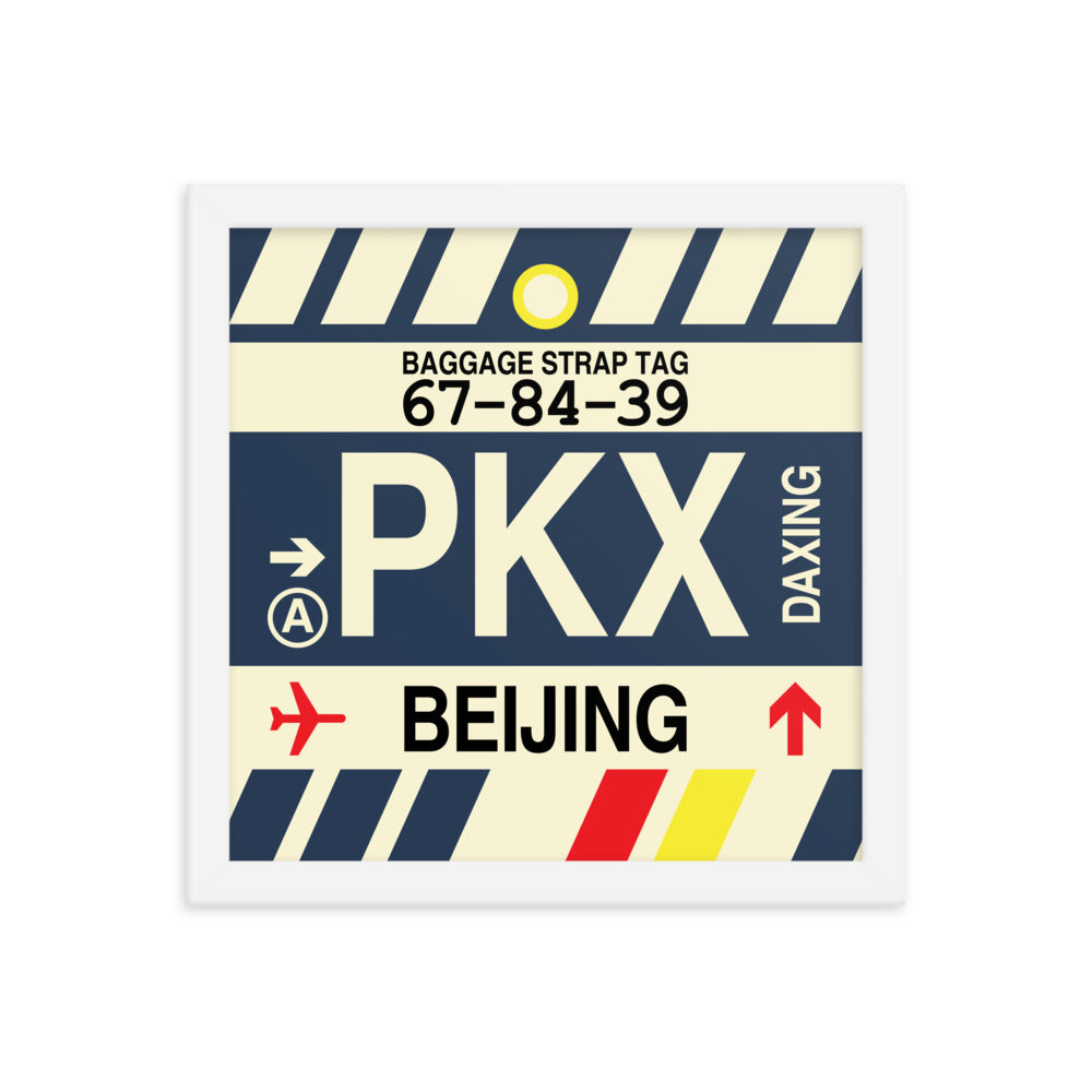 Travel-Themed Framed Print • PKX Beijing Souvenir • YHM Designs - Image 12