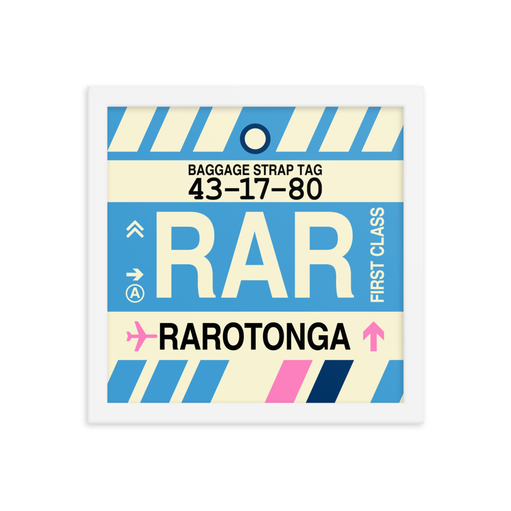 Travel-Themed Framed Print • RAR Rarotonga Souvenir • YHM Designs - Image 12