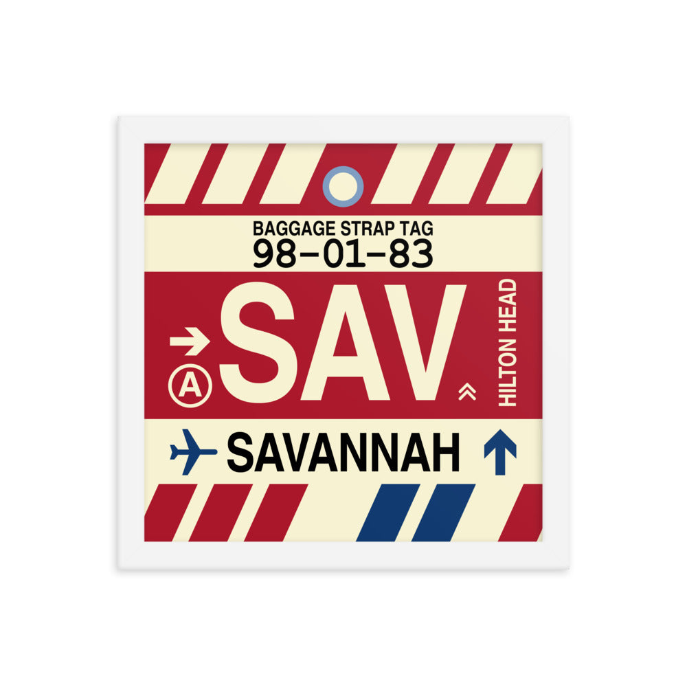 Travel-Themed Framed Print • SAV Savannah • YHM Designs - Image 12