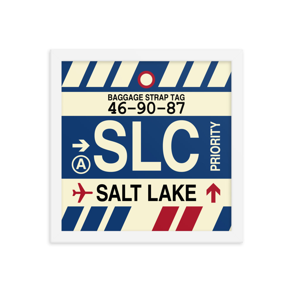 Travel-Themed Framed Print • SLC Salt Lake City • YHM Designs - Image 12